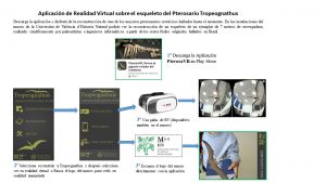 Aplicación de realidad virtual PterosaVR